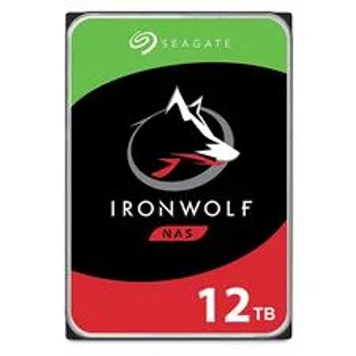 SEAGATE IRONWOLF NAS INTERNAL 3.5" SATA DRIVE, 12TB, 6GB/S, 7200RPM, 3YR WTY - ST12000VN0008