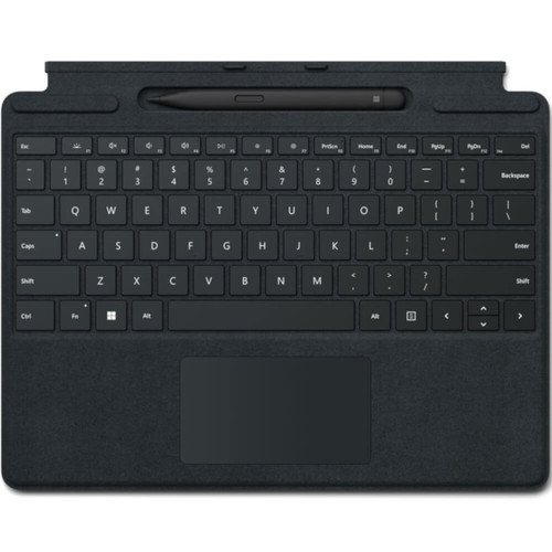 Image for MICROSOFT SURFACE PRO 8, 9, X SIGNATURE KEYBOARD TYPE COVER, WITH SLIM PEN 2 - BLACK (2022) - 8X8-00015 Madnics Online Computer Store