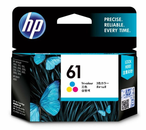 Image for HP 61 TRI-COLOUR INK CARTRIDGE - CH562WA Madnics Online Computer Store