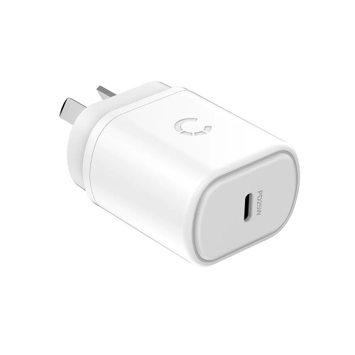Image for Cygnett PowerPlus 25W USB-C PD Wall Charger - White (CY3673PDWLCH) Madnics Online Computer Store