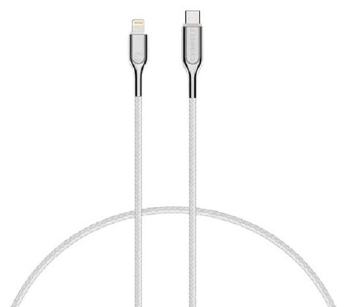 Image for Cygnett Armoured Lightning to USB-C Cable (2M) - White (CY2802PCCCL) Madnics Online Computer Store