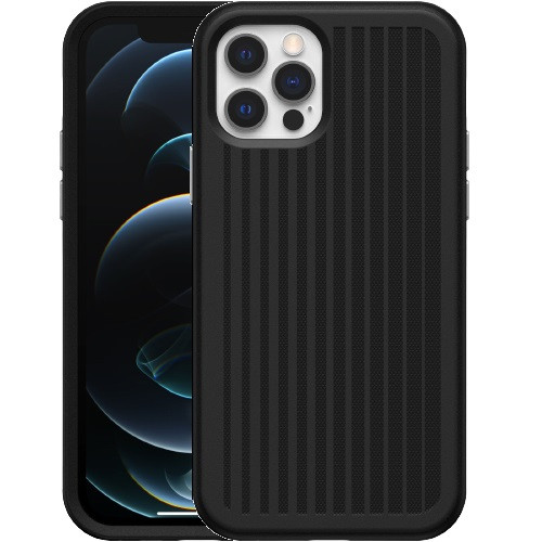 OtterBox Easy Grip Apple iPhone 12 / iPhone 12 Pro Gaming Case Squid Ink (Black) - (77-80673)