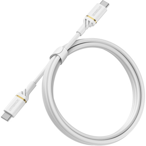 Image for OtterBox USB-C to USB-C (2.0) PD Fast Charge Cable (1M) - White (78-52672) Madnics Online Computer Store