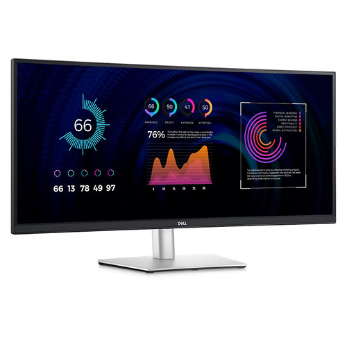 DELL P-SERIES 34" (21:9) WQHD CURVE MONITOR, HDMI, DP, USB-C, USB(4)