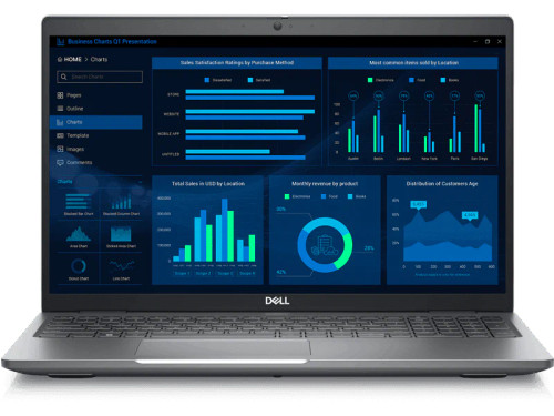 DELL MOBILE PRECISION 3581, i9-13900H, 15.6" FHD T, 32GB, 1TB, W11P, RTXA2000(8GB), 3YOS - AUM35819321A2TNB3C6