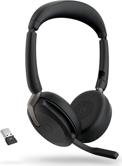 JABRA WIRELESS EVOLVE2 65 FLEX MS STEREO BLUETOOTH HEADSET + LINK380A BT, USB-A-26699-999-999