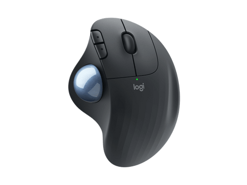 LOGITECH M575 ERGO WIRELESS TRACKBALL MOUSE FOR BUSINESS,BOLT RECEIVER,BT,GRAPHITE - 2YR W-910-006222