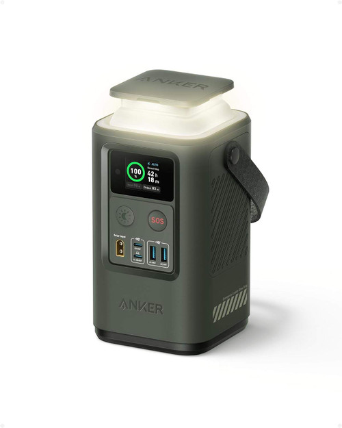 ANKER POWERCORE RESERVE 60K 60W POWER BANK WITH RETRACTABLE EMERGENCY LIGHT (GREEN) - A1294H61