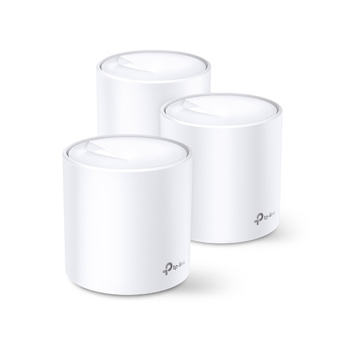 TP-LINK DECO X20 MESH WI-FI SYSTEM, AX1800, GbE(2), 3-PACK, 3YR WTY - DECO X20(3-PACK)
