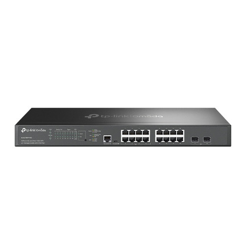 TP-LINK 16-PORT MANAGED 2.5GBASE L2+ SWITCH, POE+(8), 10GE SFP+(2), 5YR WTY - SG3218XP-M2