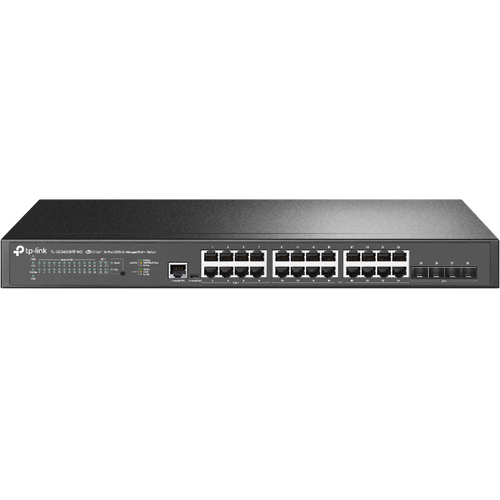 TP-LINK 24-PORT MANAGED 2.5G BASE-T L2+ SWITCH, POE+(16), POE++(8), 10GbE SFP+(4 - TL-SG3428XPP-M2
