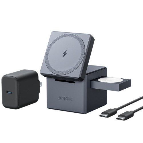 ANKER 3-IN-1 WIRELESS CHARGING CUBE WITH MAGSAFE - Y1811TA1