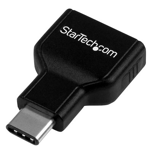 STARTECH USB-C (T/BOLT3) TO USB 3.0 ADAPTER, M/F, BLACK, 2YR - USB31CAADG