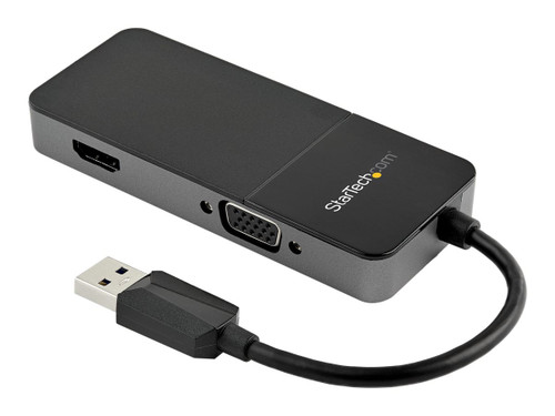 STARTECH USB 3.0 TO HDMI, VGA ADAPTER, 4K, 3YR - USB32HDVGA