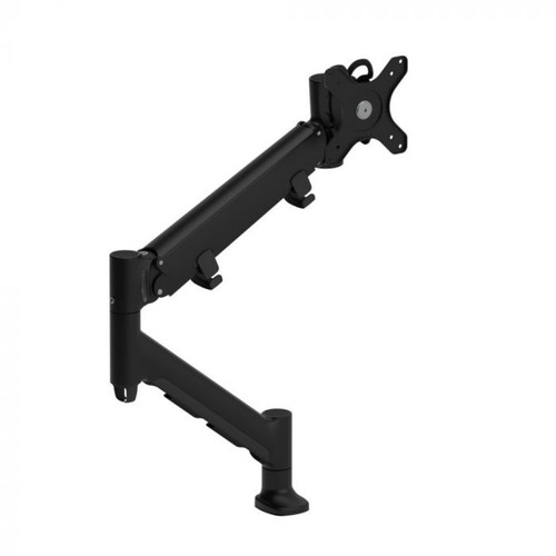 ATDEC FORTIS HEAVY DUTY DYNAMIC MONITOR ARM WITH HD F-CLAMP, BLACK - AWMS-HXB-H-B-V