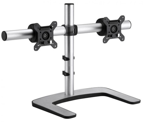 ATDEC DUAL MONITOR DESK STAND, UP TO 32" & 12KG, VESA UP TO 100x100, HORIZONTAL,10 YR WTY - VFS-DH