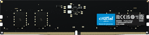 CRUCIAL 8GB DDR5 DESKTOP MEMORY, PC5-41600, 5200MHz, UNRANKED, LIFE WTY - CT8G52C42U5