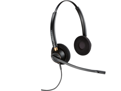 HP POLY ENCOREPRO HW520 OTH CORDED STEREO HEADSET,NOISE CANCELLING QUICK DISCONNECT - 783P7AA