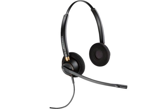 HP POLY ENCOREPRO HW520 OTH CORDED STEREO HEADSET,NOISE CANCELLING QUICK DISCONNECT - 783P7AA