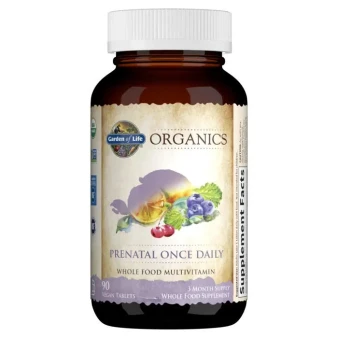 Garden of Life Prenatal Multi Once Day 90 tablets - bottle