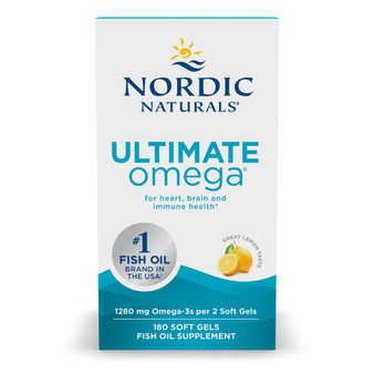 Nordic Naturals Ultimate Omega 180 softgels - boc