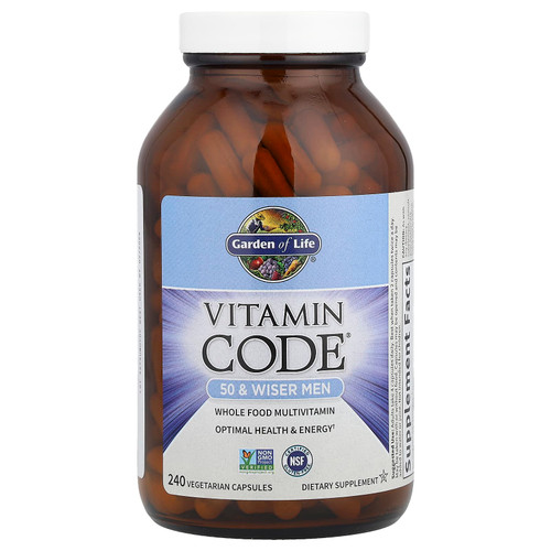 Men's Vitamin Code 50 and Wiser 240 Capsules