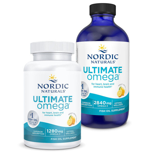 Nordic Naturals 1280mg 180 Softgels bottle