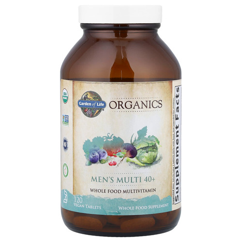 Garden of Life Men's Multi 40+ bottle