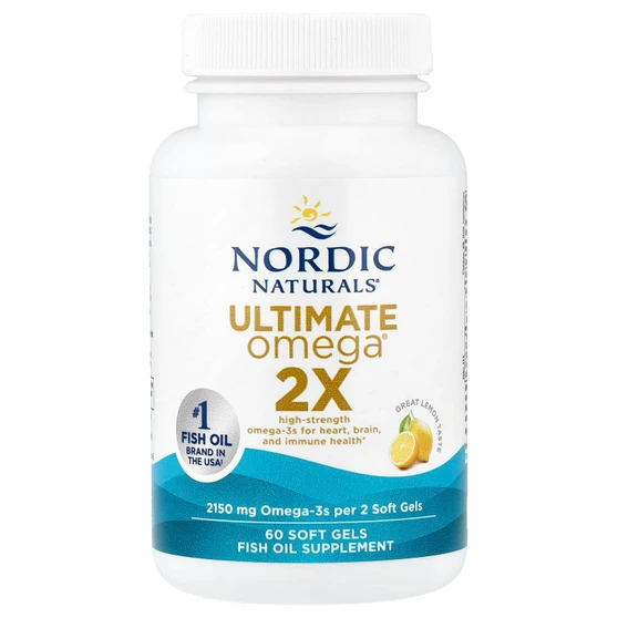Nordic Naturals Ultimate Omega 2x 60 softgels - bottle