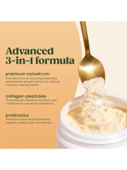Bloom Colostrum and Collagen Peptides