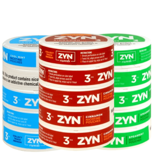 ZYN Nicotine Pouches – 15ct Can – (5 Can Pack)