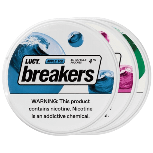 Lucy Nicotine Breakers – 15ct Can – (5 Pack)