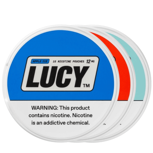 Lucy Nicotine Pouches – 15ct Can – (5 Pack)