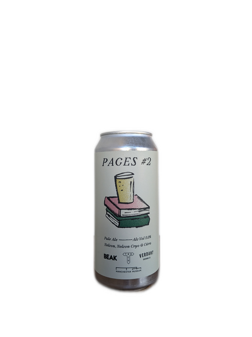 Track x Beak x Verdant | Pages #2 | Pale Ale 5% 440ml Track x Beak x Verdant | Pages #2 | Pale Ale 5% 440ml
