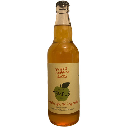 Temple Cider | Sweet Coppin 2025 | Sparkling Sweet Cider 4.4% 500ml