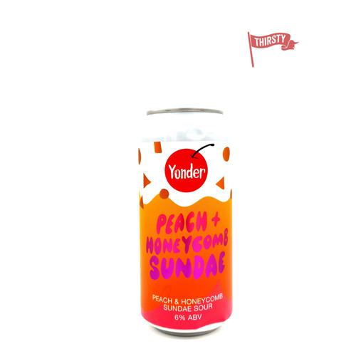 Yonder | Peach & Honeycomb Sundae | Summer Sour 6% 440ml