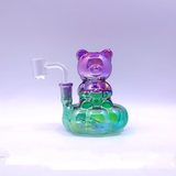Cloud Teddy Bear Water Pipe - 4"