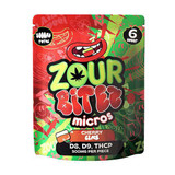 Zour Bites Micros Gummies - 3000mg (6ct) (D8 + D9 + THC-P) Zour Bites Micros Gummies - 3000mg (6ct) (D8 + D9 + THC-P)