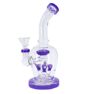 Attractive Cone Mushroom Water Pipe - 9"