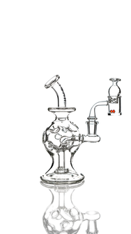 Toxic Fabb Egg Complete Water Pipe Kit - 7"