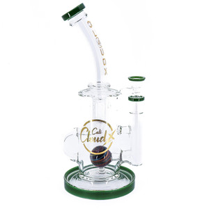 Cali Cloudx Thick Recycler Water Pipe - 10" Cali Cloudx Thick Recycler Water Pipe - 10"