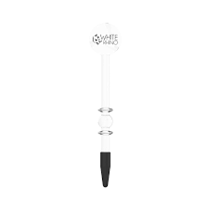 White Rhino Glass Packing Tool w/ Spinner Disc Carb Cap