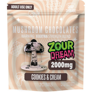 Zour Dream Mushroom Chocolate - 2000mg (2ct)