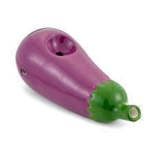 Ceramic Mini Eggplant Hand Pipe