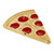 Ceramic Pizza Slice Pipe - 6.5"