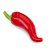 Mini Chili Pepper Hand Pipe - 6"