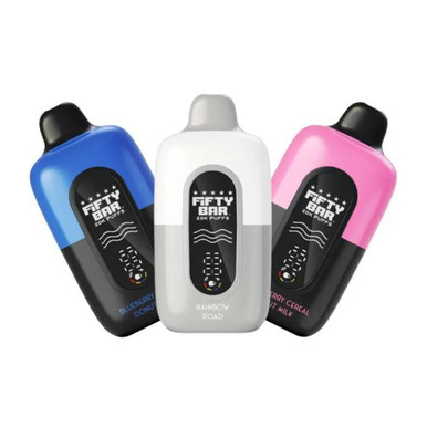 Fifty Bar V2 Black N White Edition - 20000 Puffs