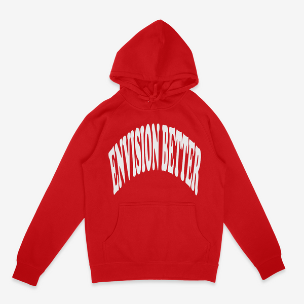 Envision Better V2 - Red Hoodie