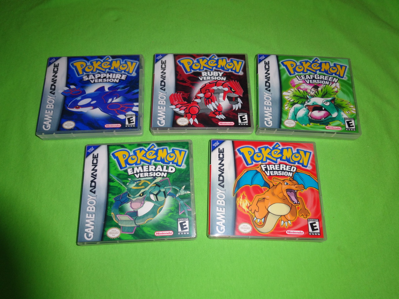 Rare & Authentic Mega Pokemon GBA Bundle( Pokemon FireRed, LeafGreen, Ruby,  Sapphire, & Emerald. GBA Catridge Cases & Glacier GBA Included) for Sale in  Peoria, AZ - OfferUp