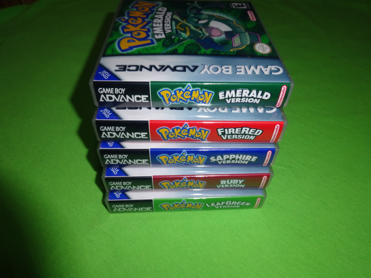 Rare & Authentic Mega Pokemon GBA Bundle( Pokemon FireRed, LeafGreen, Ruby,  Sapphire, & Emerald. GBA Catridge Cases & Glacier GBA Included) for Sale in  Peoria, AZ - OfferUp